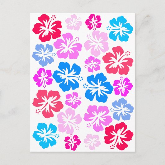 Carte Postale Floral et rose (Devant)