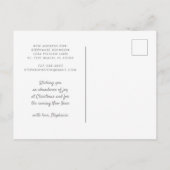 Carte Postale Floral Folk Art Parties scintillant Holiday Moving (Dos)