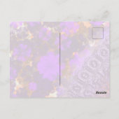 Carte Postale Floral Garden (Dos)