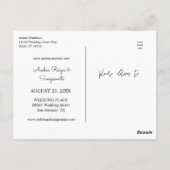 Carte Postale Floral hawaïen tropical et noix de coco Modifier l (Dos)