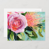 Carte Postale Floral I (Devant / Derrière)