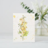 Carte Postale Floral Jaune (Debout devant)