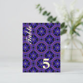 Carte Postale Floral Modern Boho Elegant Abstract Pattern #505 (Debout devant)