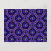 Carte Postale Floral Modern Boho Elegant Abstract Pattern #505 (Dos)