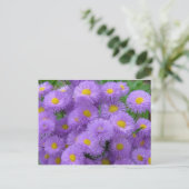 Carte Postale Floral pourpre (Debout devant)