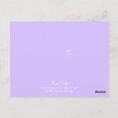 Carte Postale Floral Pretty (Dos)