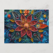 Carte Postale Floral Quilling Art tous les jours (Devant)