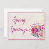 Carte Postale Floral ressort (Devant / Derrière)