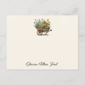 Carte postale Floral Rustic Gardening (Dos)