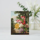 Carte Postale Floral Still Life, peinture artistique, 1865 (Debout devant)