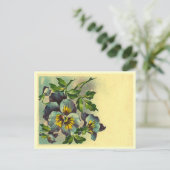 Carte Postale Floral vintage (Debout devant)