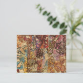 Carte postale Floral Watercolor (Debout devant)