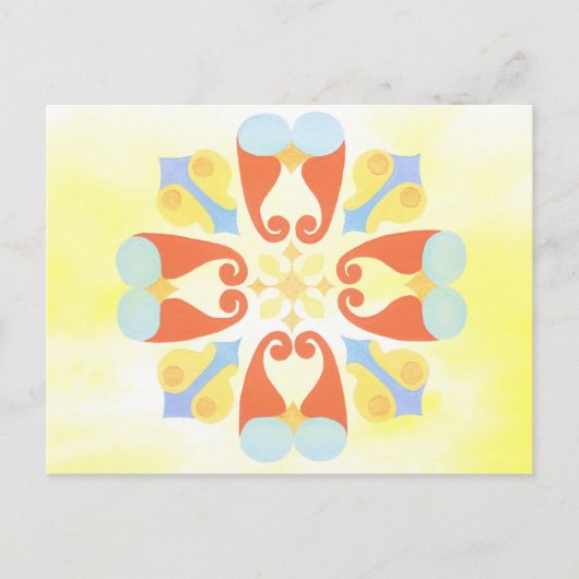 Carte postale florale (Devant)