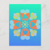 Carte postale florale (Devant)