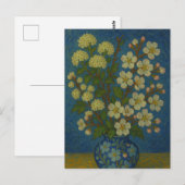 Carte postale florale (Devant / Derrière)