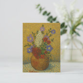 Carte postale florale (Debout devant)