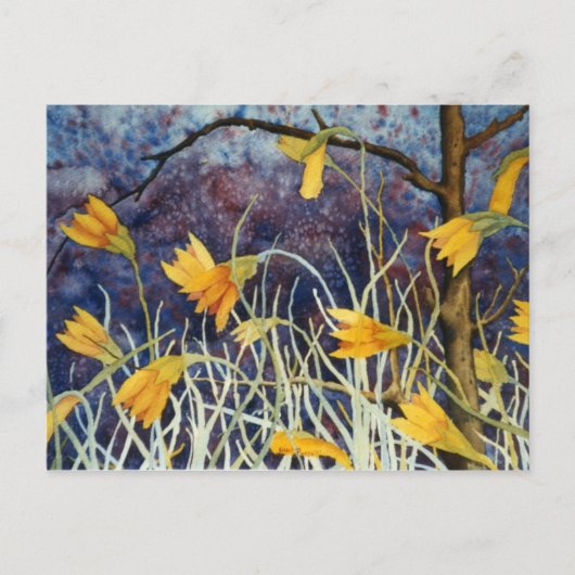 Carte postale florale (Devant)