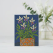 Carte postale florale (Debout devant)