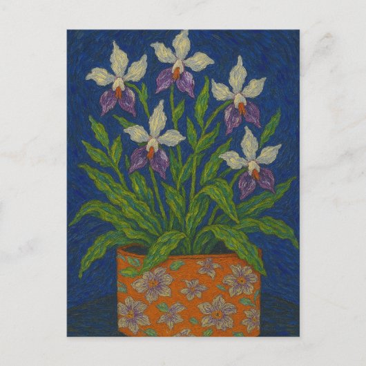 Carte postale florale (Devant)