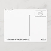 Carte postale florale 3 (Dos)