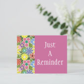 Carte postale florale amusante (Debout devant)