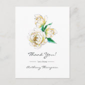 Carte postale florale aquarelle (Devant)