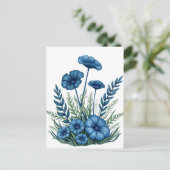 Carte postale florale botanique (Debout devant)