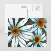 Carte postale florale "Daisy 1" (Devant / Derrière)