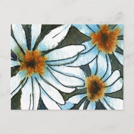 Carte postale florale "Daisy 1" (Devant)