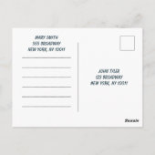 Carte Postale Florale Galore  (Dos)