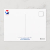 Carte postale florale imprimée à partir d'oeuvres  (Dos)