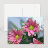 Carte postale florale minimale (Devant / Derrière)