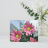 Carte postale florale minimale (Debout devant)