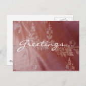 Carte postale florale - Personnalisable (Devant / Derrière)