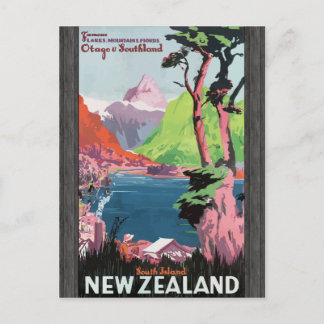 Carte Postale Flords Otago Southland South Island Newzealand, Vi