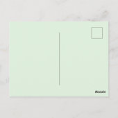 Carte Postale Flore (Dos)