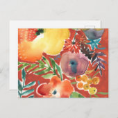 Carte Postale Flore abondante III (Devant / Derrière)