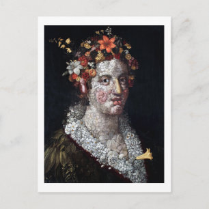 Carte Postale Flore, Arcimboldo