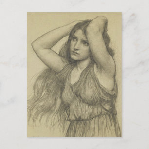 Carte Postale Flore aux cheveux longs