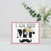 Carte Postale Flore et Faune Je suis Elle M. (Debout devant)