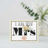 Carte Postale Flore et Faune Je suis Sa Madame. (Debout devant)