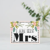 Carte Postale Flore et Faune Je suis Sa Madame. (Debout devant)