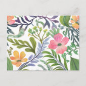 Carte Postale Flore Fleur sauvage printanière | Champs de fleurs (Devant)