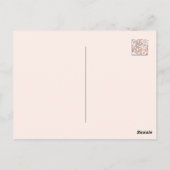 Carte Postale Flore inspirée par la nature : Motif de fleurs de (Dos)