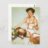 Carte Postale Flore vers le haut (Devant / Derrière)