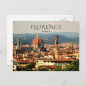 Carte Postale Florence (Devant / Derrière)
