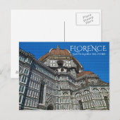 Carte Postale Florence (Devant / Derrière)
