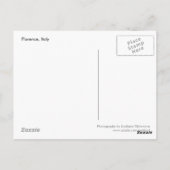Carte postale Florence (Dos)