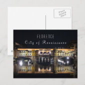 Carte Postale Florence (Devant / Derrière)