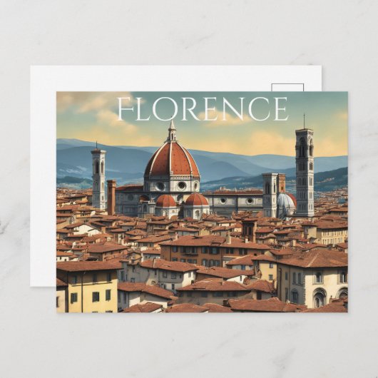 Carte Postale Florence (6) (Devant / Derrière)